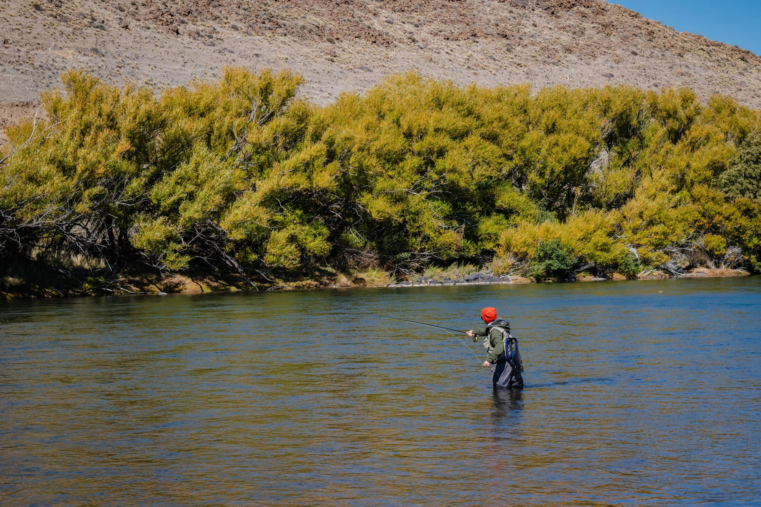 Fly-fishing near Durango, Colorado
