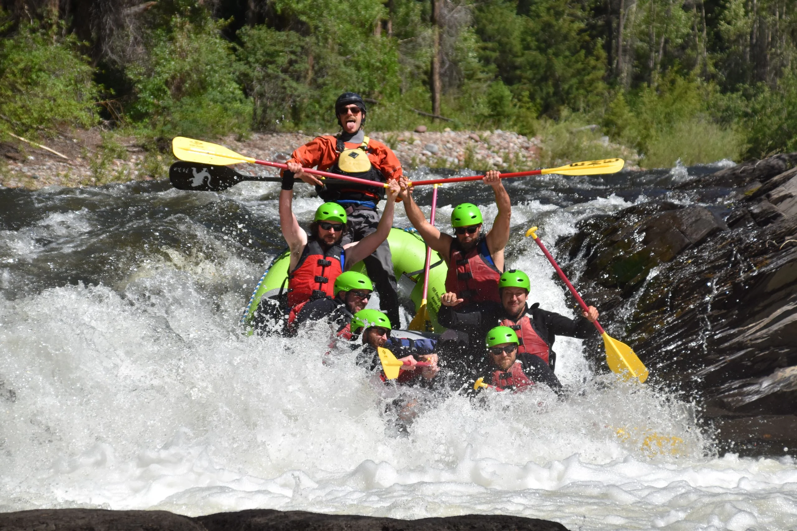 Whitewater rafting near Durango, Colorado